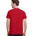 2000T Gildan Tall 6.1 oz. Ultra Cotton T-Shirt in Red back view