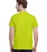 2000T Gildan Tall 6.1 oz. Ultra Cotton T-Shirt in Safety green back view