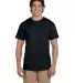 2000T Gildan Tall 6.1 oz. Ultra Cotton T-Shirt in Black front view