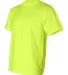 Bayside 1701 USA-Made 50/50 Short Sleeve T-Shirt in Lime green side view