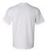Bayside 1701 USA-Made 50/50 Short Sleeve T-Shirt in White back view