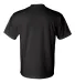 Bayside 1701 USA-Made 50/50 Short Sleeve T-Shirt in Black back view
