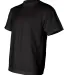 Bayside 1701 USA-Made 50/50 Short Sleeve T-Shirt in Black side view