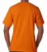 Bayside BA5100 Adult Adult Short-Sleeve Tee in Bright orange back view