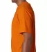 Bayside BA5100 Adult Adult Short-Sleeve Tee in Bright orange side view