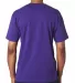 Bayside BA5100 Adult Adult Short-Sleeve Tee in Purple back view