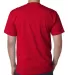 Bayside BA5100 Adult Adult Short-Sleeve Tee in Red back view