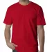 Bayside BA5100 Adult Adult Short-Sleeve Tee in Red front view