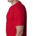 Bayside BA5100 Adult Adult Short-Sleeve Tee in Red side view