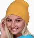 Bayside BA3810 Beanie in Gold front view