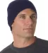 Bayside BA3810 Beanie in Navy front view