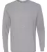 Jerzees 21MLR Dri-Power Sport Long Sleeve T-Shirt ATHLETIC HEATHER front view