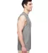 Jerzees 29SR Dri-Power Active Sleeveless 50/50 T-S ATHLETIC HEATHER side view