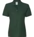 Jerzees 537WR Easy Care Women's Pique Sport Shirt FOREST GREEN front view
