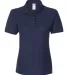 Jerzees 537WR Easy Care Women's Pique Sport Shirt J NAVY front view