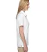 Jerzees 537WR Easy Care Women's Pique Sport Shirt WHITE side view