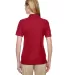 Jerzees 537WR Easy Care Women's Pique Sport Shirt TRUE RED back view