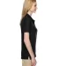 Jerzees 537WR Easy Care Women's Pique Sport Shirt BLACK side view