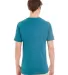 Jerzees 601MR Dri-Power Active Triblend T-Shirt MOSAIC BLUE HTHR back view