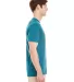 Jerzees 601MR Dri-Power Active Triblend T-Shirt MOSAIC BLUE HTHR side view