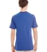 Jerzees 601MR Dri-Power Active Triblend T-Shirt TRUE BLUE HEATHR back view