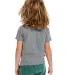 Toddler Tri-Blend Crewneck T-Shirt in Tri grey back view