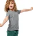Toddler Tri-Blend Crewneck T-Shirt in Tri grey side view