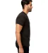 Men's Vintage Fit Heavyweight Cotton T-Shirt in Black steel side view