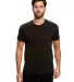 Men's Vintage Fit Heavyweight Cotton T-Shirt in Black steel front view