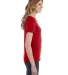 Anvil 880 Women's Lightweight Ringspun T-Shirt in True red side view