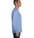 52 5596 Tagless Long Sleeve T-Shirt with a Pocket in Light blue side view