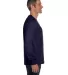 52 5596 Tagless Long Sleeve T-Shirt with a Pocket in Navy side view