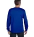 52 5596 Tagless Long Sleeve T-Shirt with a Pocket in Deep royal back view