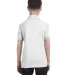 52 054Y Youth EcosmartÂ® Jersey Sport Shirt in White back view