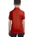 52 054Y Youth EcosmartÂ® Jersey Sport Shirt in Deep red back view