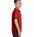 52 054Y Youth EcosmartÂ® Jersey Sport Shirt in Deep red side view