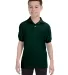 52 054Y Youth EcosmartÂ® Jersey Sport Shirt in Deep forest front view