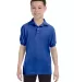 52 054Y Youth EcosmartÂ® Jersey Sport Shirt in Deep royal front view