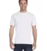 Hanes 518T Beefy-T Tall T-Shirt in White front view