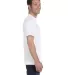 Hanes 518T Beefy-T Tall T-Shirt in White side view