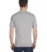 Hanes 518T Beefy-T Tall T-Shirt in Light steel back view