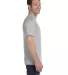Hanes 518T Beefy-T Tall T-Shirt in Light steel side view