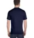 Hanes 518T Beefy-T Tall T-Shirt in Navy back view
