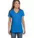 S04V Nano-T Women's V-Neck T-Shirt in Bluebell breeze front view