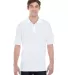 055P X-Temp Pique Sport Shirt with Fresh IQ in White front view