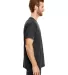 Hanes 42TB X-Temp Triblend T-Shirt with Fresh IQ o in Sol black trblnd side view