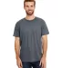 Hanes 42TB X-Temp Triblend T-Shirt with Fresh IQ o in Slate triblend front view
