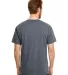 Hanes 42TB X-Temp Triblend T-Shirt with Fresh IQ o in Slate triblend back view