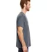 Hanes 42TB X-Temp Triblend T-Shirt with Fresh IQ o in Slate triblend side view