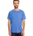 Hanes 42TB X-Temp Triblend T-Shirt with Fresh IQ o in Royal triblend front view